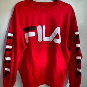 Fila Urban Outfitters Red Crewneck ⭐️